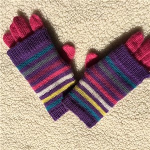 2 Layers QuiteWear Knit Glove Winter Set