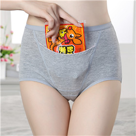 Special design panties with pocket for tummy warm women Period time adult waterproof Panties 