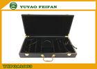 Promotion Deluxe Wooden Poker Chip Case 300 Pcs With Two Side Handle