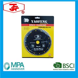 180mm Tubo Diamond Cutting Disc Hot Pressed