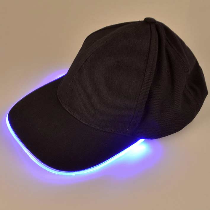 LED Fiber Light Hat