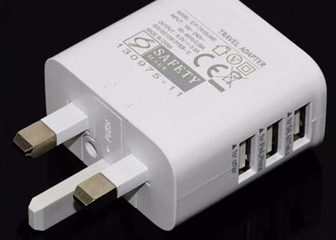 5V3.1A USB adapters/USB charger BK-SXTC606