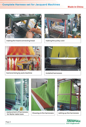 Complete harness set for Jacquard Machine
