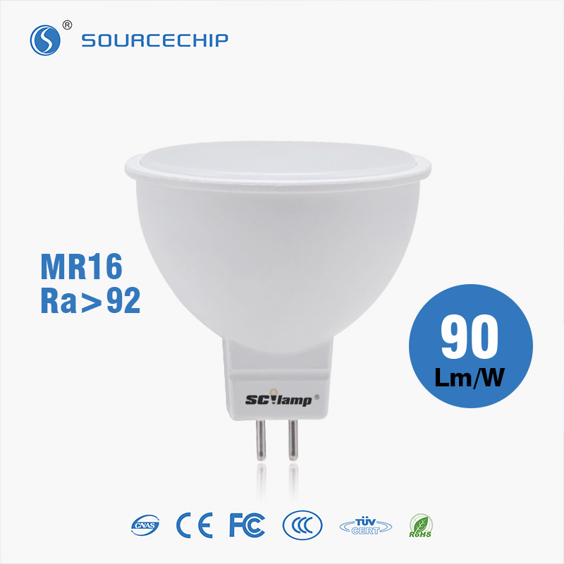 Ra90 5W high CRI MR16 led lamp wholesale