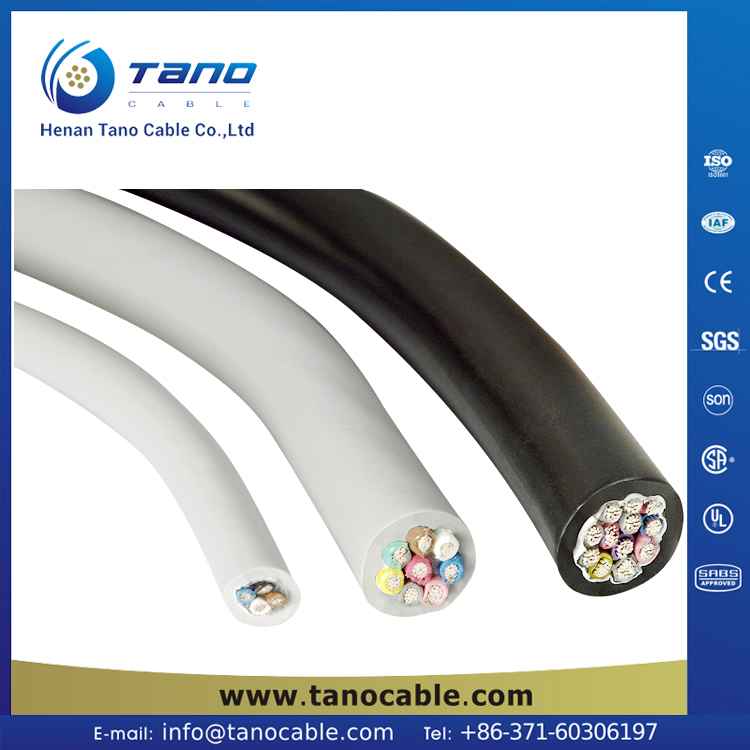 PVC Insulated Screened Control Cable 7x0.75mm2 flexible cable price