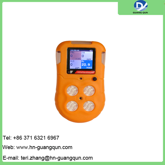 Largest Manufacture BX616 Portable 4-gas detector/gas meter LEL,H2S,CO,O2 with CE