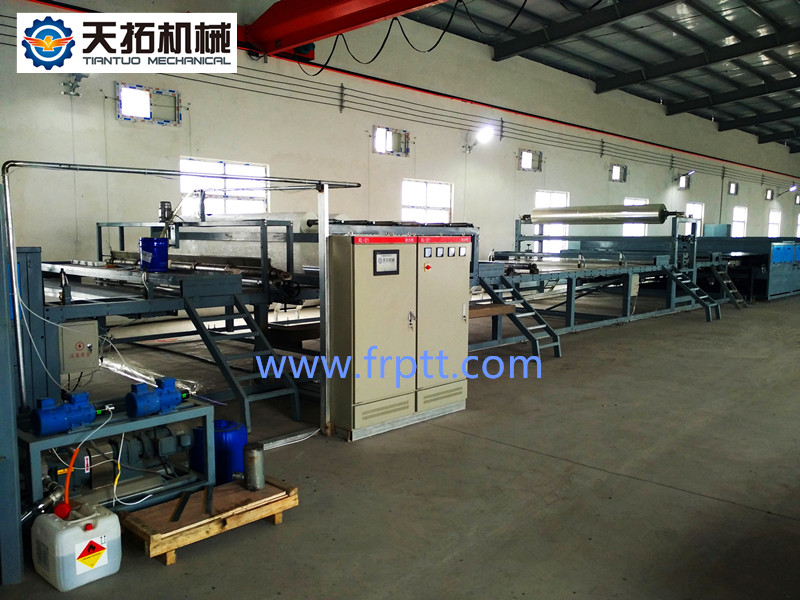 FRP carriage plate making machine