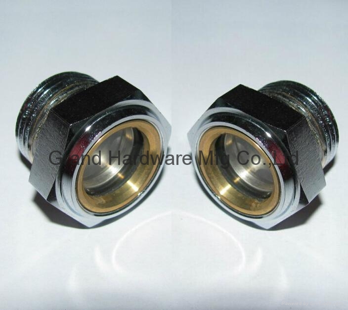 Steel Oil level Sight glass