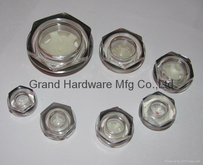 plastic Oil level Sight glass