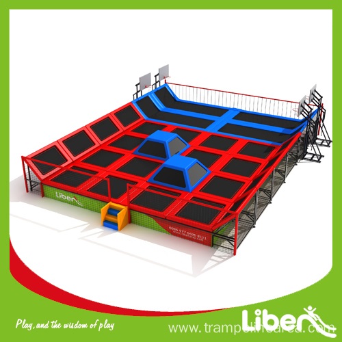 Commercial indoor trampolines park