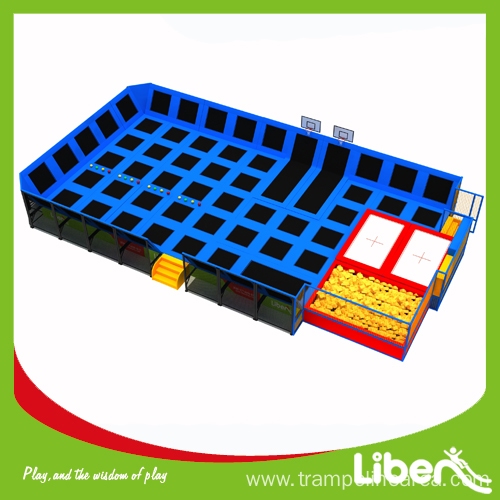 Large kids play center commercial used trampoline park for sale
