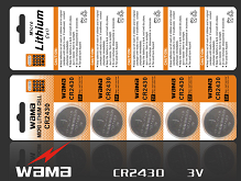 CR2430 Lithium Button Cell Battery