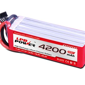 LPB 4200mAh 22.2V 55C Airplane Battery