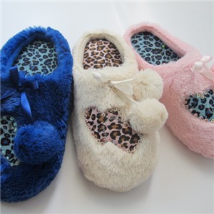 Fashion Custom 2016 Indoor Plush Women Slipper