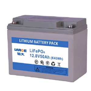 12.8V 50Ah Lithium Ion Battery Storage,26650 LiFePO4 Battery Packs