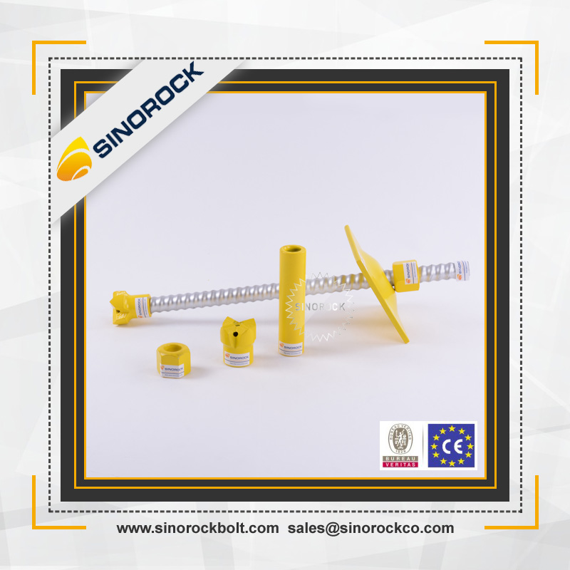 Sinorock mining self drilling hollow anchor bolt