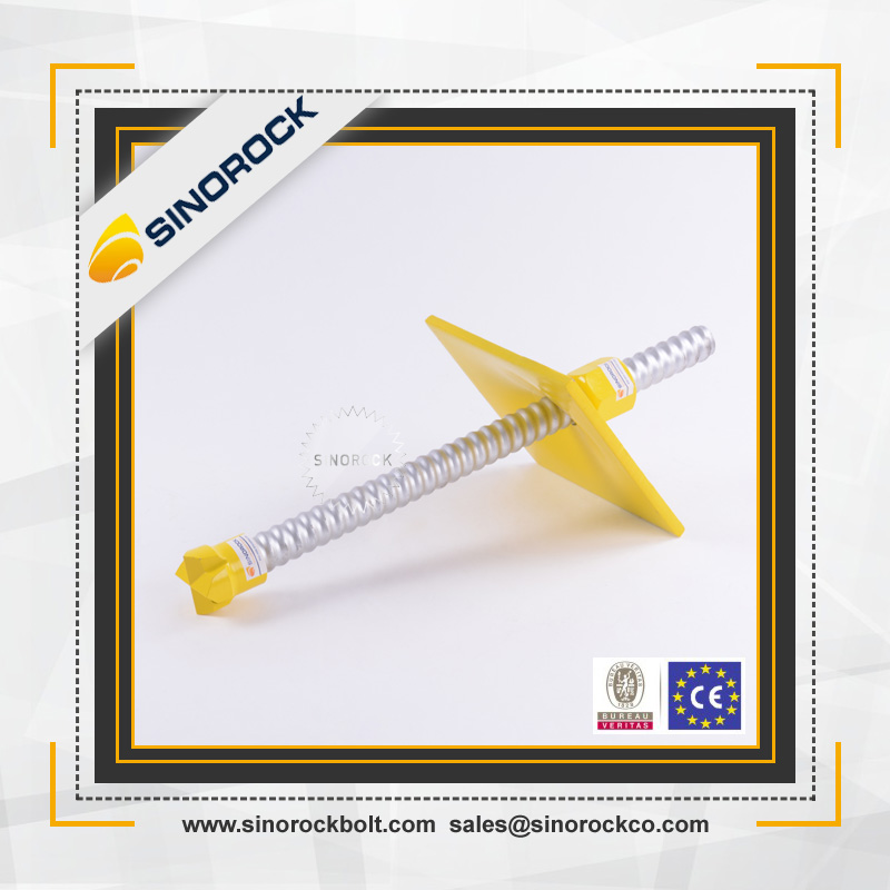 Sinorock tunneling self drilling hollow rock bolt