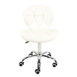 High Back Seat Swivel PU Leather Adjustable Salon Chair