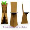 Natural / Brown , Retro Recycled Cardboard Furniture chairs For Subway & Bus Station