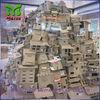 CMYK / Pantone Printing Cardboard Kids Toys , Corrugated cardboard house