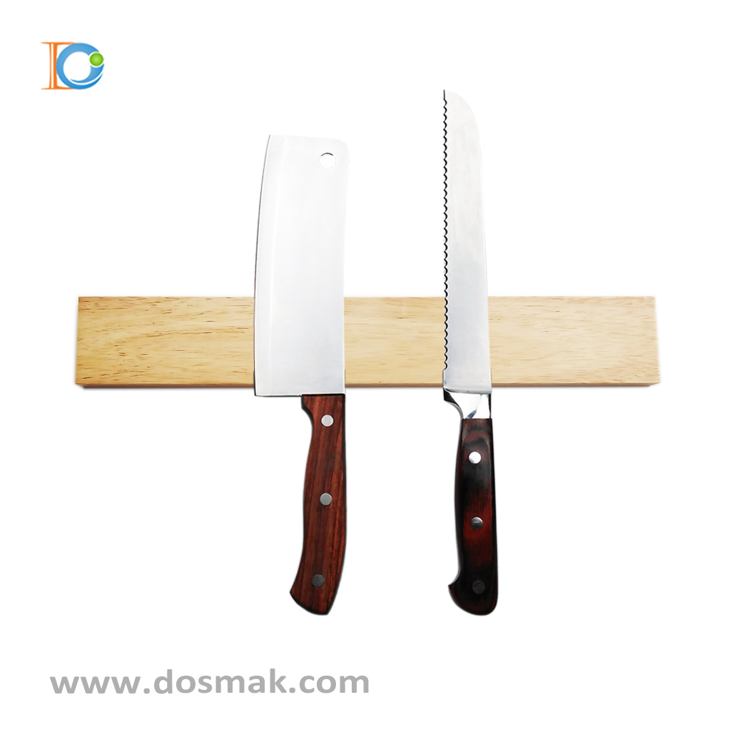 Natural Wooden Magnetic Knife Storage Holder