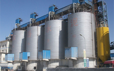 Steel silos for grain storage