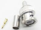 VK20013 3G HD / SDI Male Crimp BNC Connector FOR RG6 RG11 Coaxial Cable