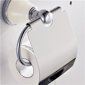 Toilet Paper Holder With Lid