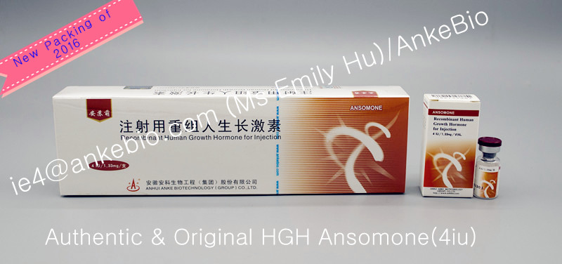(NEW PACKING of 2017)Authentic HGH ANSOMONE Injection 4iu 10iu for Bodybuilding