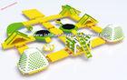 Ultimate Inflatable Floating Water Park With Trampoline , Commercial Grade