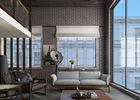 Retro 3D Brick Effect Wallpaper for Sitting Room , Chinese Style Wallpaper