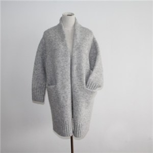 Ladies Chunky Knit Cardigan Overcoat