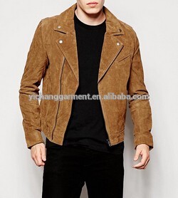 Men& acute;& acute;s Suede Biker Jacket
