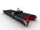 1000W Long Table Fiber Steel Laser Cutting Machine , CNC Laser Cutter Machine