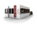Enclosed Stainless Steel Laser Cutting Machine , Sheet Metal Laser Cutter With Safe Room