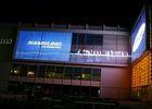 Glass Advertising Led Display Screen / Transparent Video Screen 6000nit