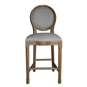 Traditional Counter Stool Round Back