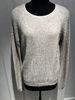 Cotton Crew Neck Loose Knit Sweater Pullover for Women Autumn /  Winter Long Sleeve