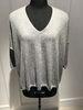 WOMEN PURE CASHMERE V NECK PERFECT HANDFEEL LOOSE FITTING  BATWING SLEEVED  PULLOVER