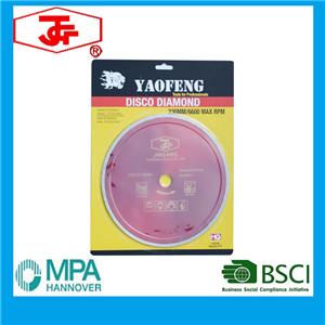 230mm Hot Pressed Continuous Rim Diamond Saw Blade