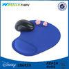 Rubber / EVA / GEl / PU Wrist Rest Mouse Pad Custom Logo Printing Purple Color