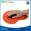 Custom Rubber Mouse Pad With Wrist Support , Decorative Smooth PU GEL Mousepad