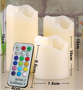 flashing gift LED Candle:AQ-L01