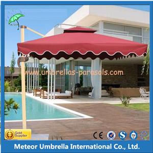 Side Column Square Beach Umbrella