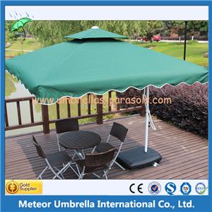 Side Column Square Garden Umbrella