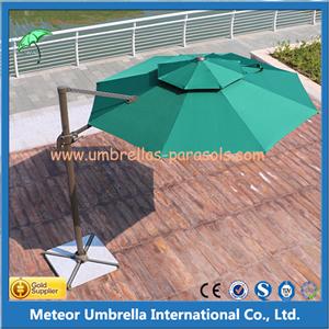 Side Column Round Garden Umbrella