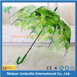 Plastic Straight Advertising Umbrella