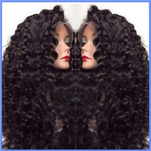 20& quot; 100% 6A Remy Human Hair Malaysian Deep Wave Lace Front/Full Lace Wigs