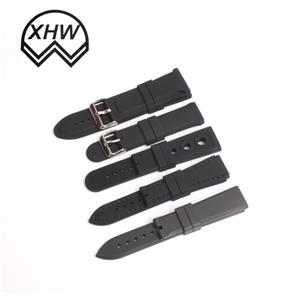 Textile Silicone Watch Strap