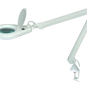 5 Inch LED Magnifier Lamp With Covered Arm